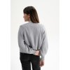 Dámsky šedý kardigan "BHUMA grey blend"