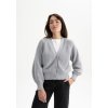 Dámsky šedý kardigan "BHUMA grey blend"