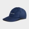 Unisex modrá menčestrová šiltovka s výšivkou "Soft Cap Slussen Curduroy Forever Lost Navy Black Iris"
