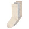 Unisex ponožky 3-balenie "3-pack Basic cream blend/grey blend/birch blend"