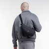 Čierna kabelka "PUFFER MOON BAG SMALL MONOCHROME black" z recyklovaných plastov z oceánu