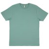 Unisex zelenomodré tričko "BASIC Sage Green" (Veľkosť L)