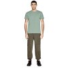 Unisex zelenomodré tričko "BASIC Sage Green" (Veľkosť L)
