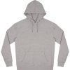 Unisex šedá melírovaná mikina s kapucňou "PULLOVER HOODIE Light Heather" (Veľkosť L)