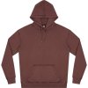 Unisex mikina s kapucňou "PULLOVER HOODIE Stone Washed Burgundy" (Veľkosť L)