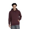 Unisex mikina s kapucňou "PULLOVER HOODIE Stone Washed Burgundy" (Veľkosť L)