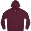 Unisex bordová mikina na zips "ZIP-UP HOODIE Burgundy" (Veľkosť L)