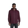 Unisex bordová mikina na zips "ZIP-UP HOODIE Burgundy" (Veľkosť L)