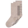 Unisex ponožky 3-balenie "3-pack Basic bear blend stripes/birch blend" (Veľkosť 43-46)