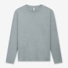 Unisex šedé tričko s dlhým rukávom "BASIC Long Sleeve Light Heather" (Veľkosť XXL)