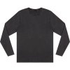 Unisex tričko s dlhým rukávom "BASIC Long Sleeve Stone Washed Black" (Veľkosť XXL)