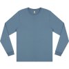 Unisex modré tričko s dlhým rukávom "PREMIUM Long Sleeve Blue Dusk" (Veľkosť XXL)