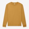 Unisex horčicové tričko s dlhým rukávom "PREMIUM Long Sleeve Faded Mustard" (Veľkosť XXL)