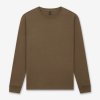 Unisex hnedé tričko s dlhým rukávom "PREMIUM Long Sleeve Faded Brown" (Veľkosť XXL)