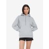 Dámska šedá mikina s polovičným zipsom "HALF-ZIP HOODIE Light Heather" (Veľkosť XXL)