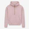 Dámska ružová mikina s polovičným zipsom "HALF-ZIP HOODIE Miami Pink" (Veľkosť XXL)