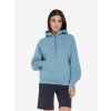 Dámska modrá mikina s polovičným zipsom "HALF-ZIP HOODIE Blue Dusk" (Veľkosť XXL)