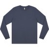 Unisex modré tričko s dlhým rukávom "PREMIUM Long Sleeve Faded Navy" (Veľkosť XXL)