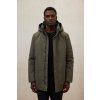Pánska zelená zimná bunda "PARKO COAT dark olive“ (Veľkosť XL)
