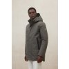 Pánska šedá zimná bunda "PARKO COAT asteroid“ (Veľkosť XL)
