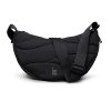 31412 6 wavy puffer moon bag black 01 front shadow