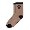 Ponožky s výšivkou "Doggie Socks Beige" (Veľkosť 42-46)