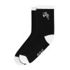Ponožky s výšivkou "Doggie Socks Black" (Veľkosť 42-46)
