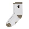 Ponožky s výšivkou "Doggie Socks White" (Veľkosť 42-46)