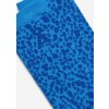 Modré leopardie ponožky z biobavlny „LEOPARD SOCKS marina blue" (Veľkosť 43 - 46)
