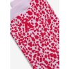 Ružové leopardie ponožky z biobavlny „LEOPARD SOCKS pink mist" (Veľkosť 43 - 46)