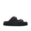 Unisex čierne sandále „DARKU Black“ (Veľkosť 47)