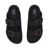 Unisex čierne sandále „DARKU Black“ (Veľkosť 47)