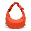 32274 5 moon bag ruffle hot coral 01 front shadow