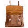 Hnedá vegánska aktovka "14 Inch Classic Satchel Chestnut"