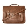 Hnedá vegánska aktovka "14 Inch Classic Satchel Chestnut"