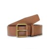 Hnedý opasok „4cm Jeans Belt Chestnut“