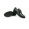 Pánske čierne poltopánky „City Wingtip Brogue Oxfords Black“