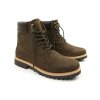 Pánske hnedé členkové topánky „Dock Boots Dark Brown Vegan Suede“