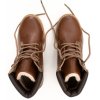 Pánske hnedé zateplené členkové topánky „Insulated Dock Boots Chestnut“