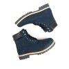 Pánske tmavomodré členkové topánky „Dock Boots Dark Blue Vegan Suede“