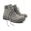 Pánske šedé členkové topánky „Dock Boots Grey Vegan Suede“