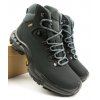 WVSport Dámske čierne vodeodolné členkové topánky „Waterproof Hiking Boots Black“