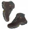 WVSport Dámske tmavonedé vodeodolné členkové topánky „Waterproof Hiking Boots Dark Brown“