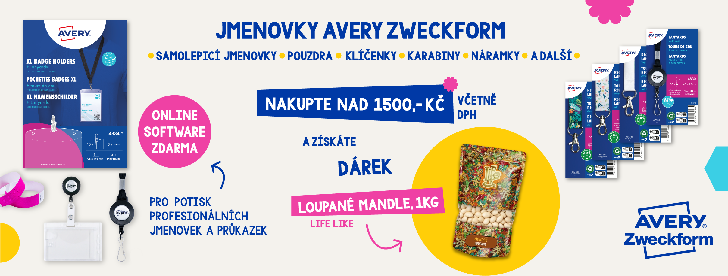 Dárek ke jmenovkám Avery Zweckform | etikety-stitky.cz