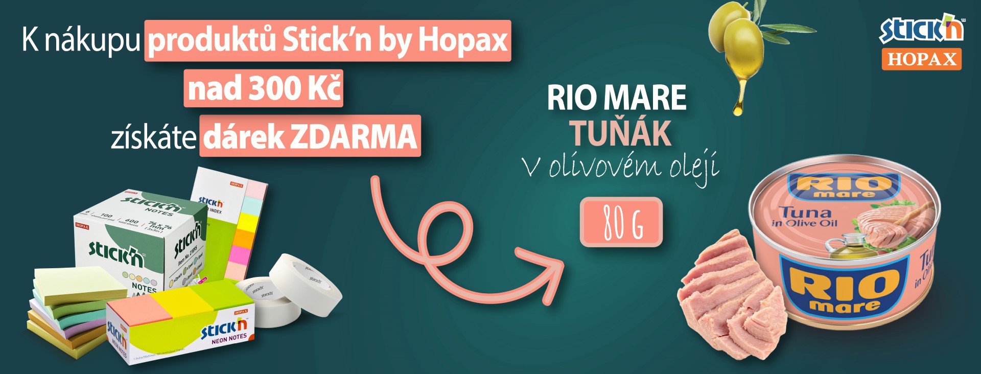 K produktům Stick'n by Hopax dárek Zdarma