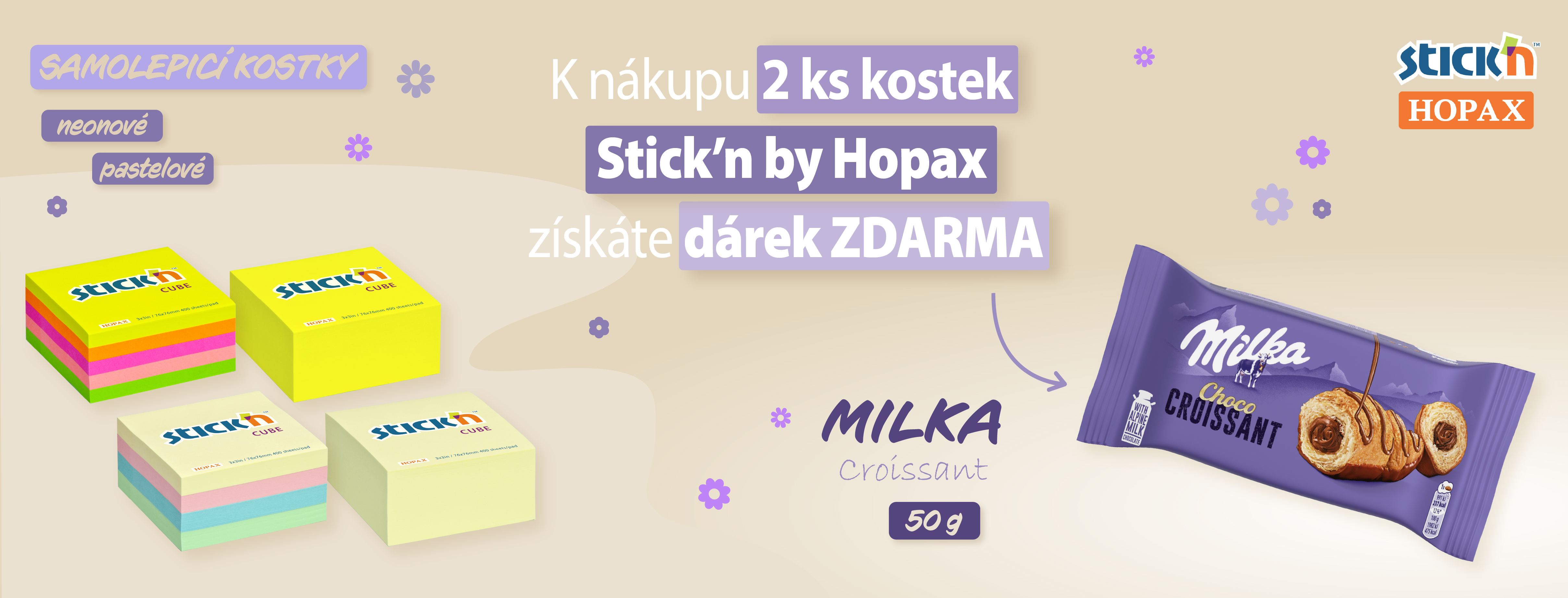 K produktům Stick'n by Hopax dárek Zdarma