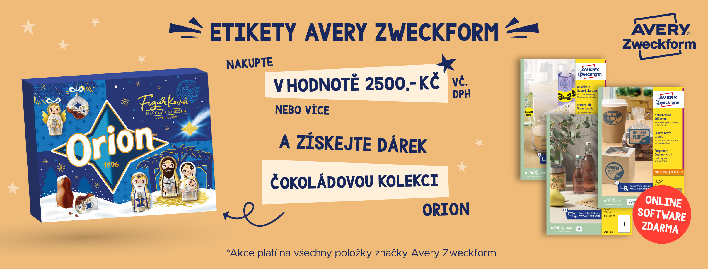 Dárky k objednávce Avery Zweckform | KALEDA, a.s. | etikety-stitky.cz