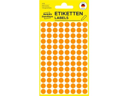 Samolepicí kolečka Ø 8 mm Avery Zweckform 3178