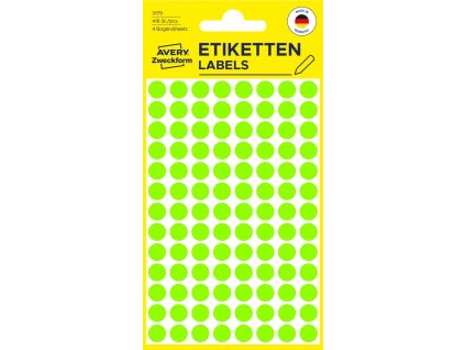 Samolepicí kolečka Avery Zweckform 3179