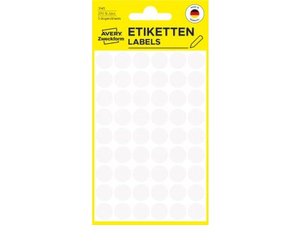 Samolepicí kolečka Avery Zweckform 3145